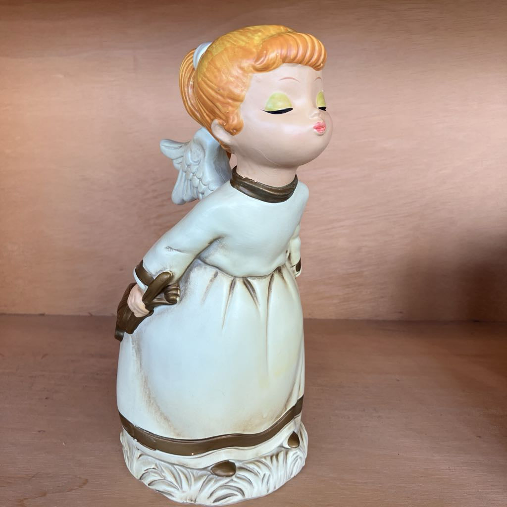 1970's Kissing Angel Figures and Music Box