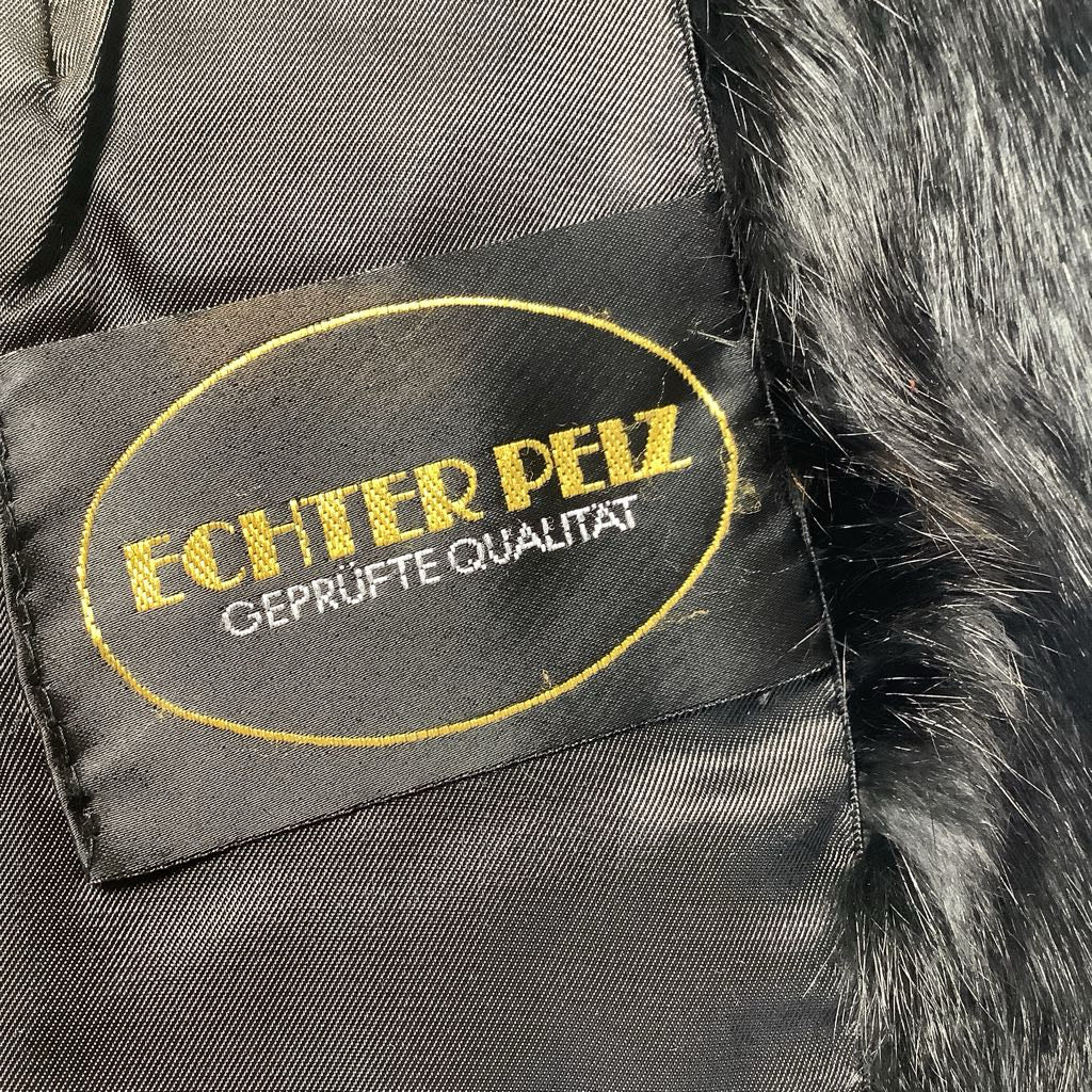 Vintage German Echter Pelz Mink Fur Coat