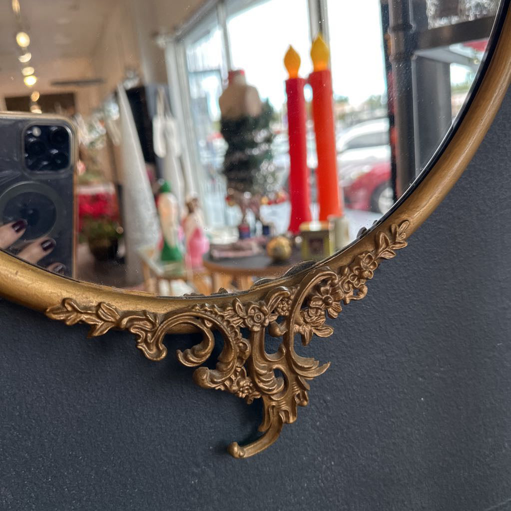 Antique Gold Ornate Mirror
