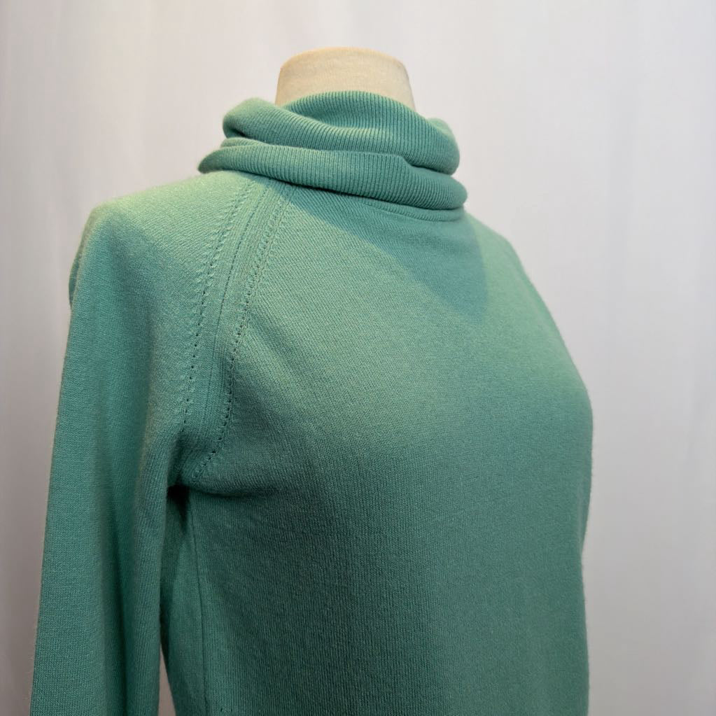 1970s Soft Green Turtleneck
