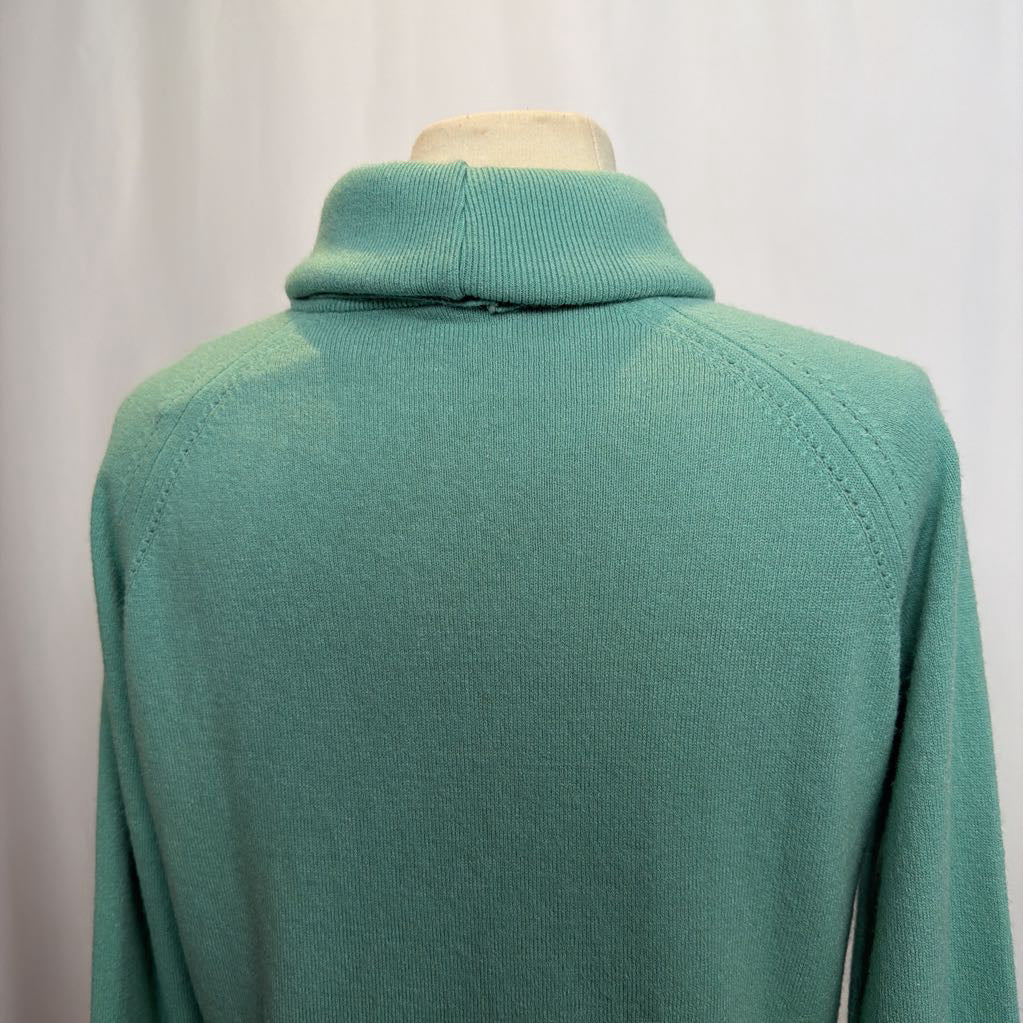 1970s Soft Green Turtleneck