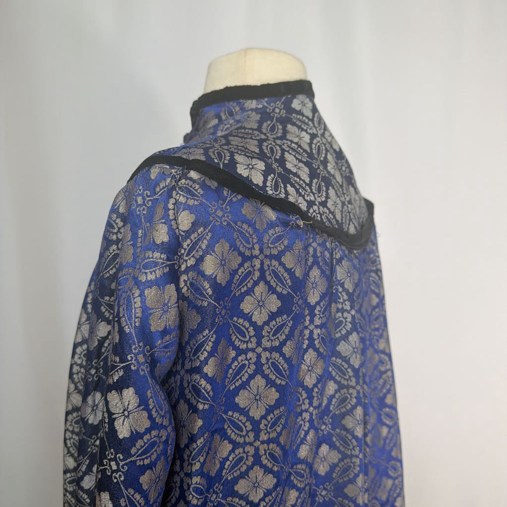 Mid Century Modern Silk Brocade Cape