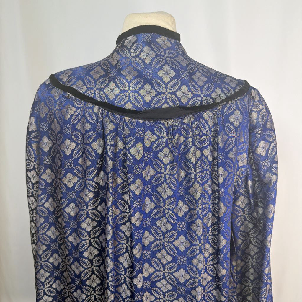 Mid Century Modern Silk Brocade Cape