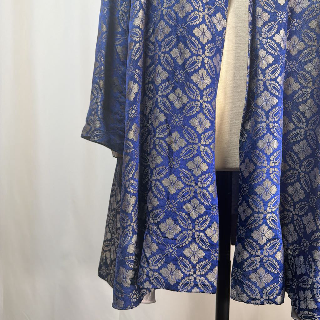 Mid Century Modern Silk Brocade Cape