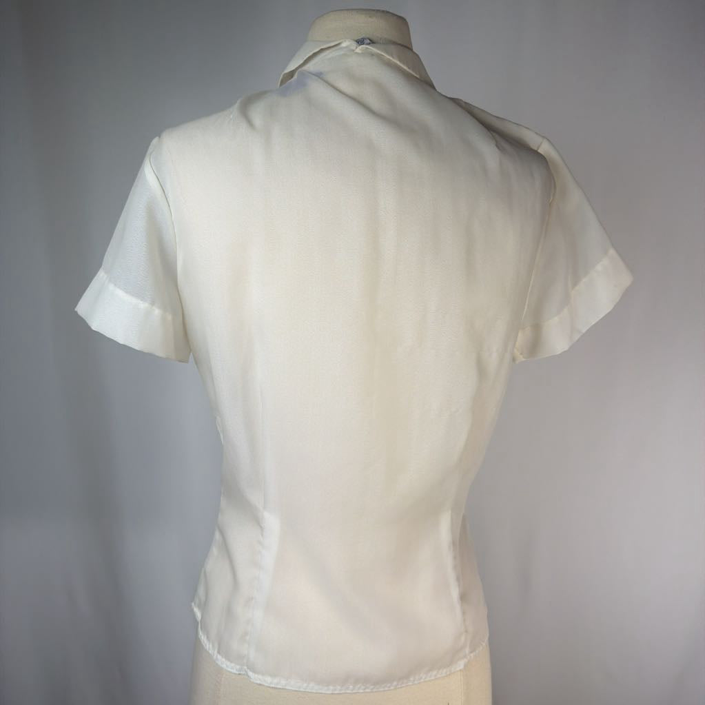 1950s Rhinestone Button Up