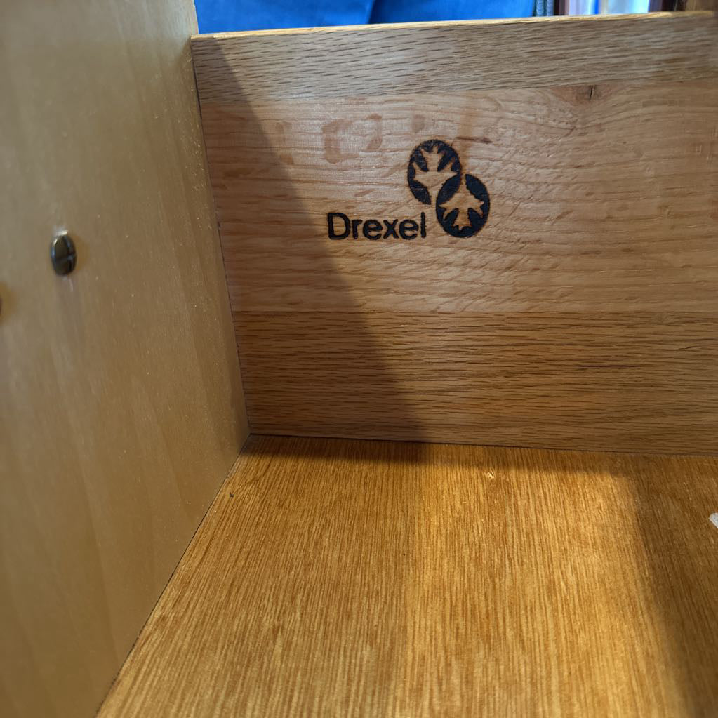 1960s Consensus by Drexel Secretary w/ Three Drawers