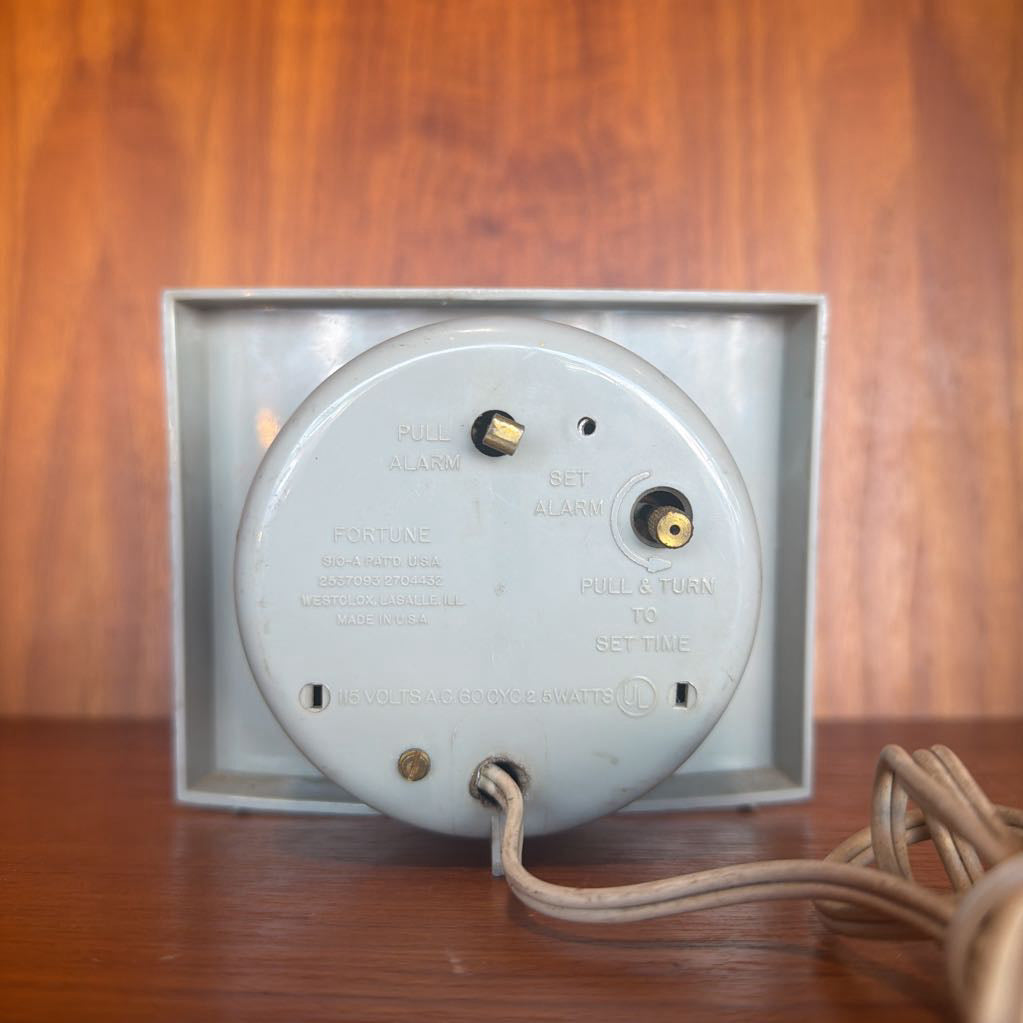 Mid Century Alarm Clock