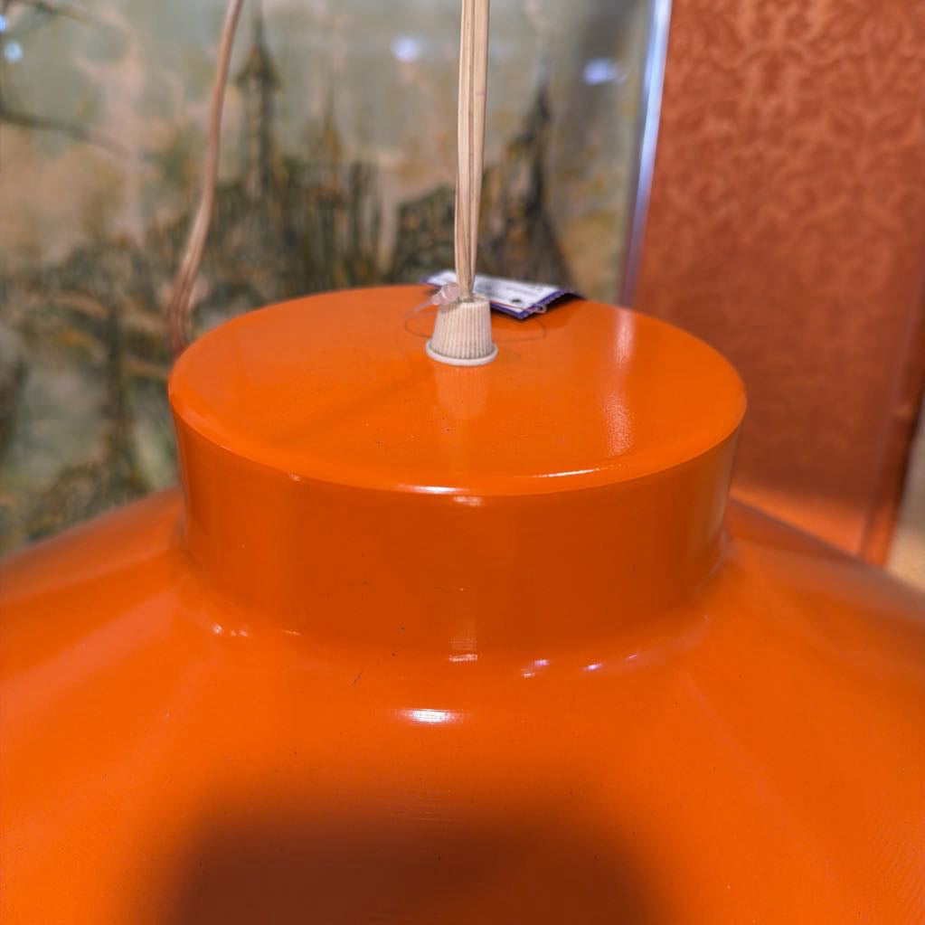 Vintage Orange Swag Lamp