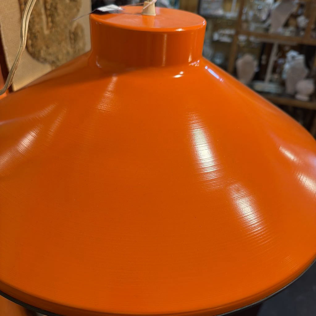 Vintage Orange Swag Lamp