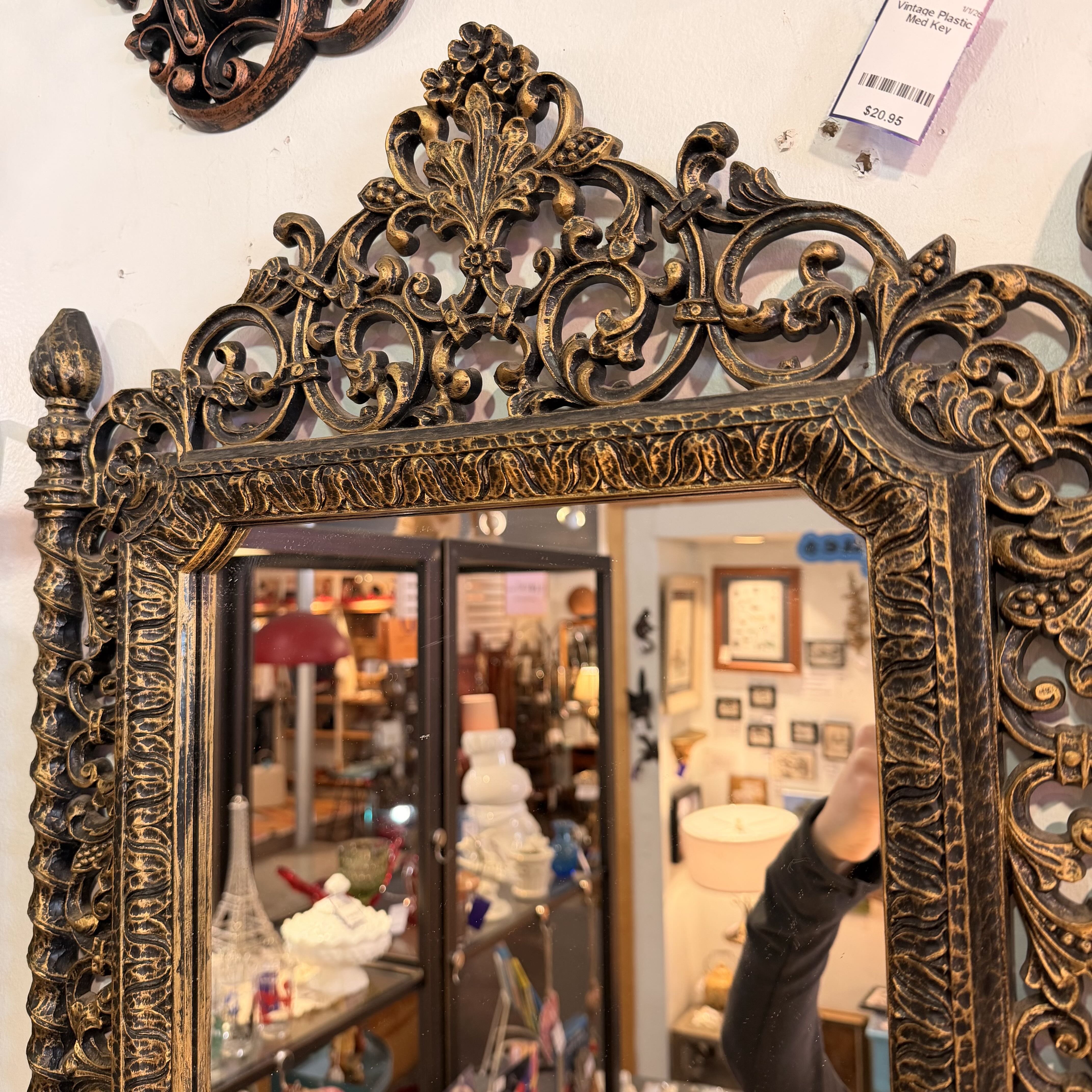 Vintage Scroll Mirror