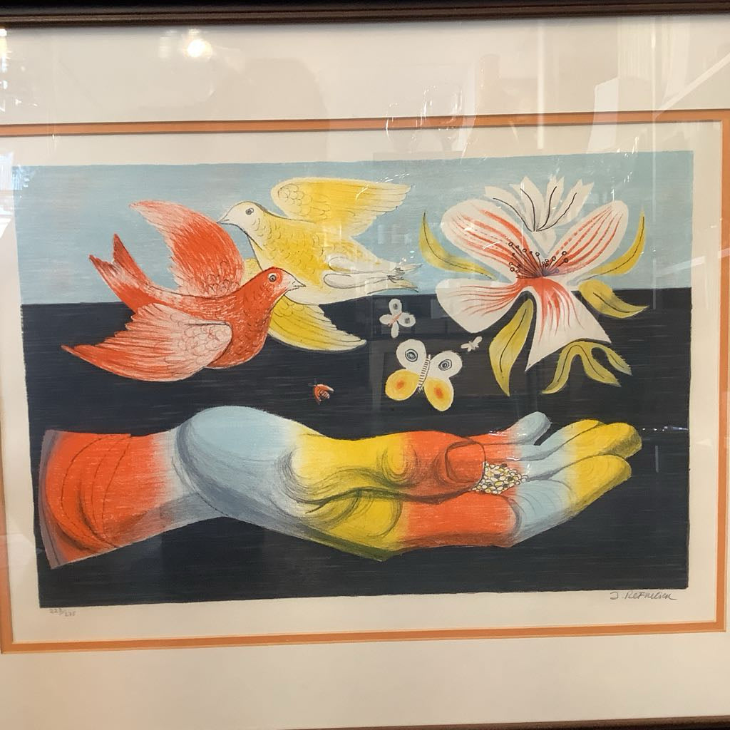"Peace Offering" Lithograph by Anton Refregier
