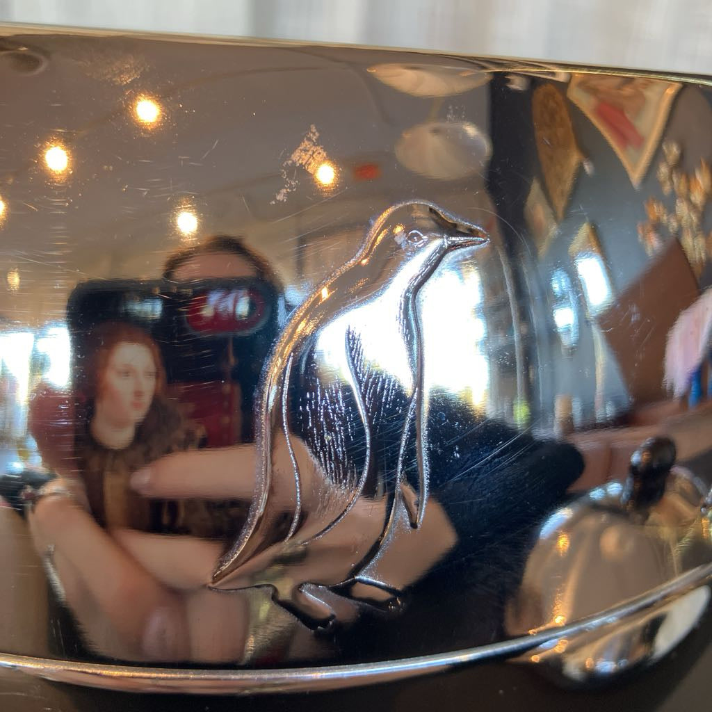 Vintage West Bend "Penguin" Ice Bucket with Bakelite Handles