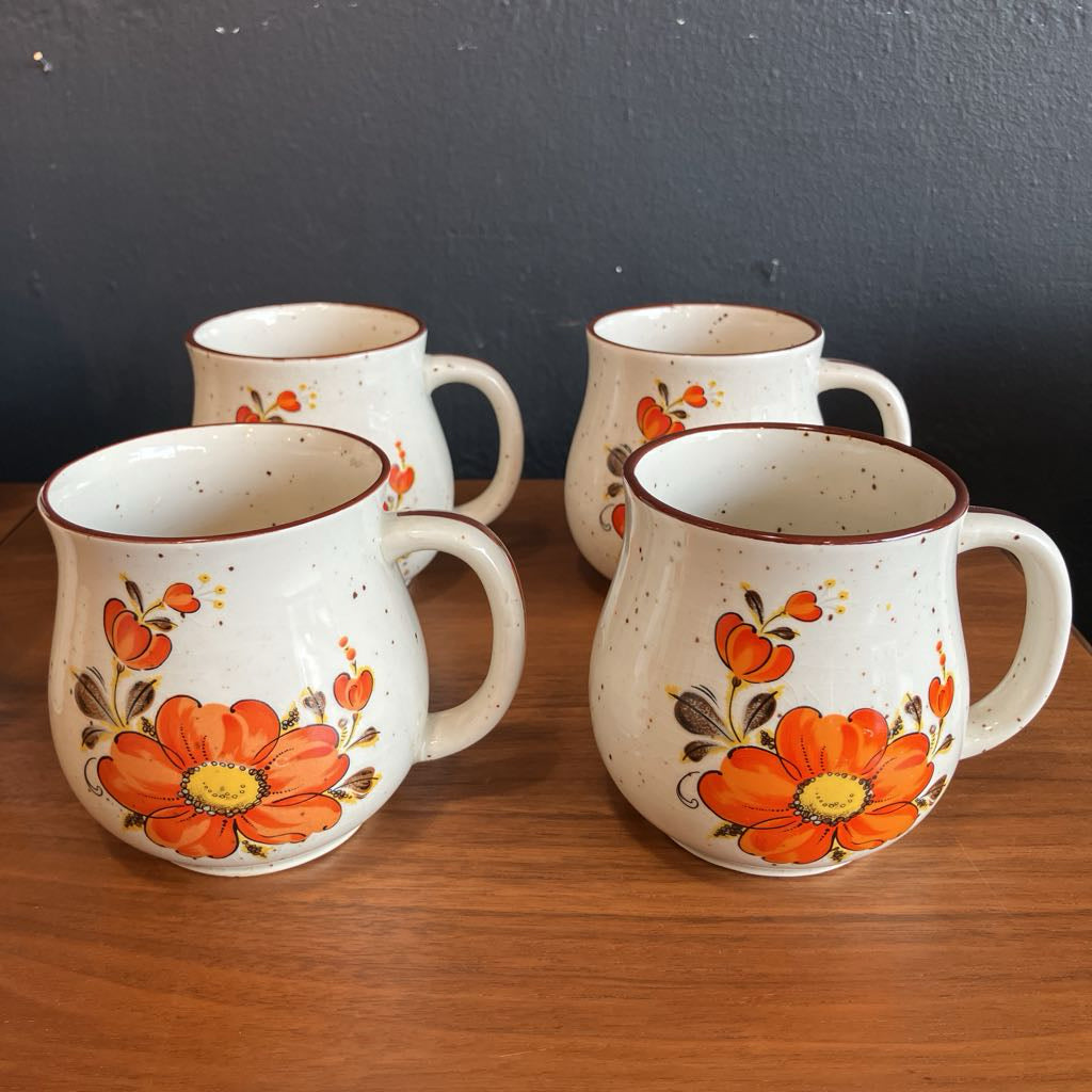 1970s Valencia Stoneware Tea Pot Set