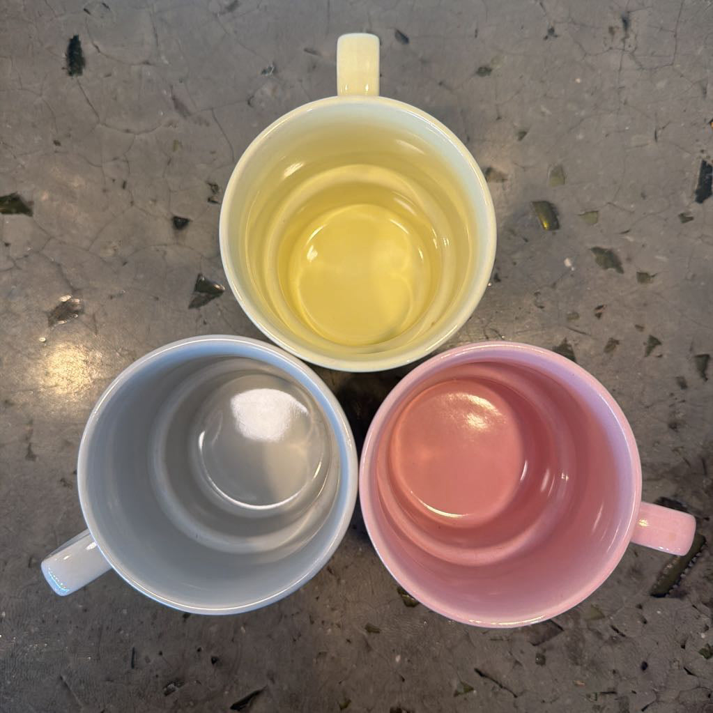 Vintage Stackable Mugs - Set of 3 - Japan