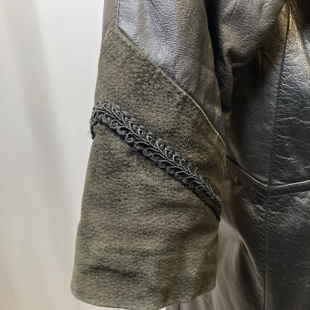 Vintage Oversized Middlebrook Park Leather Coat