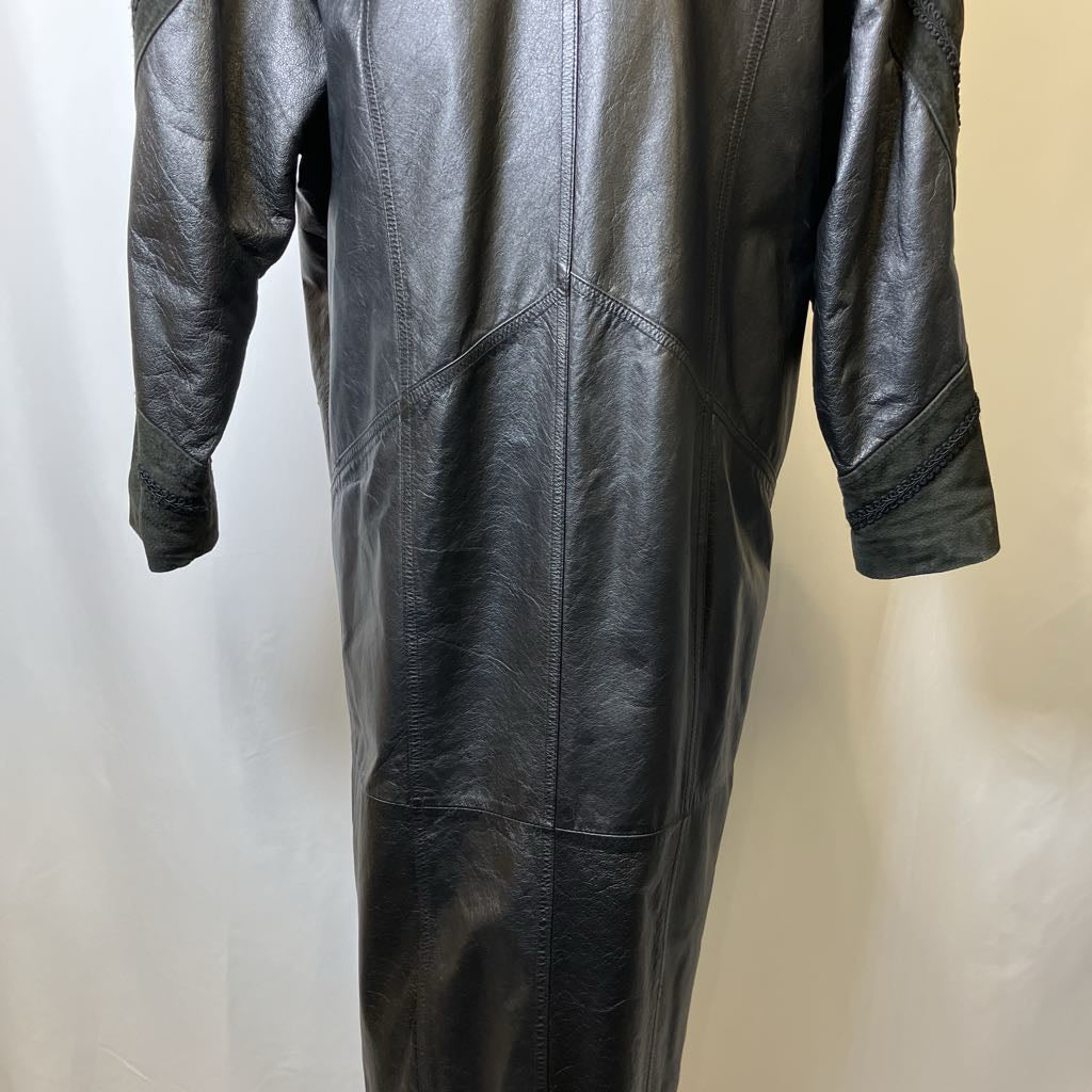 Vintage Oversized Middlebrook Park Leather Coat