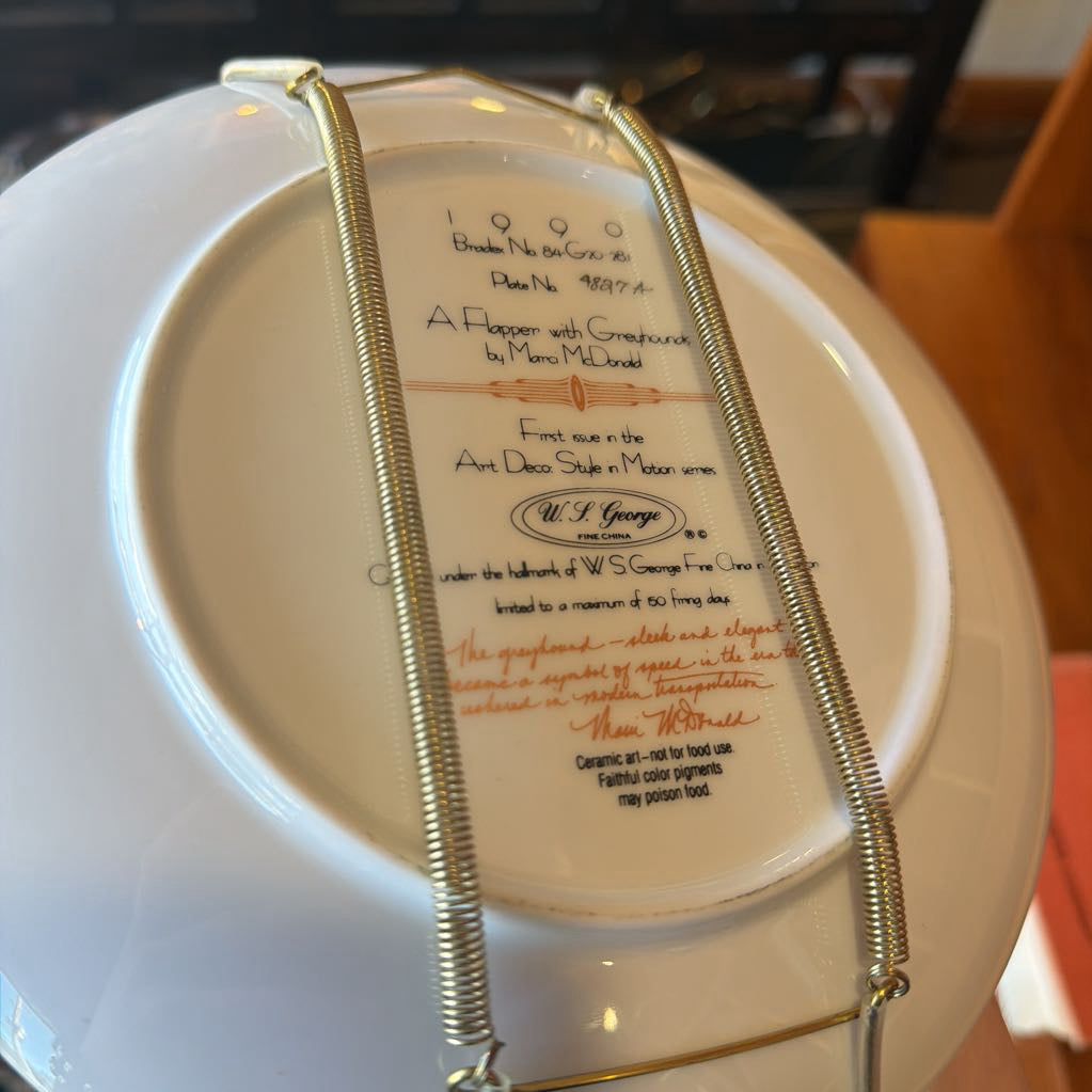 Flapper w Greyhounds Plate