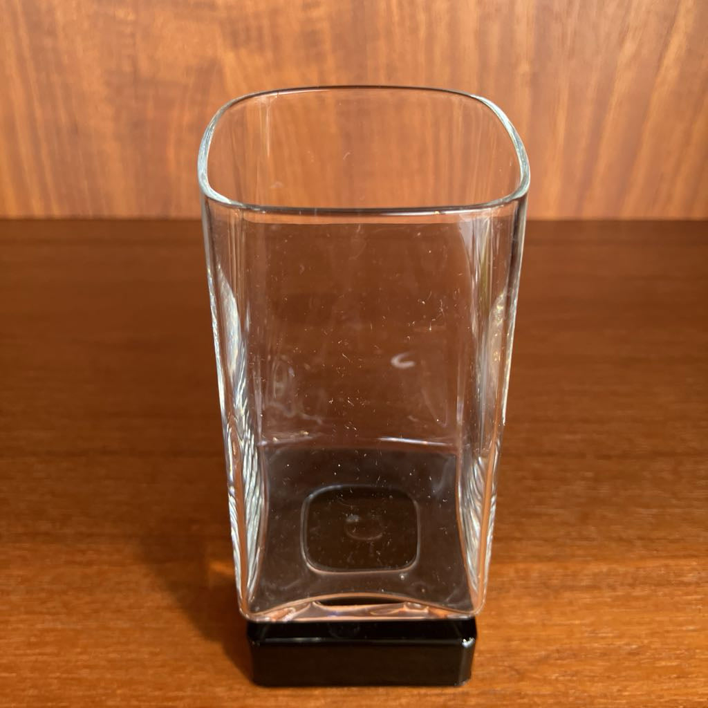 Clear glass on a wooden surface