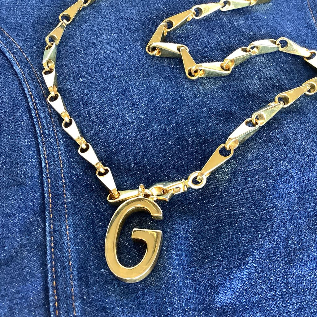 Rare 1970s Vintage Gucci Gold Chain Belt