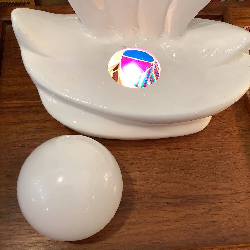 1980s Globe Wave Lamp