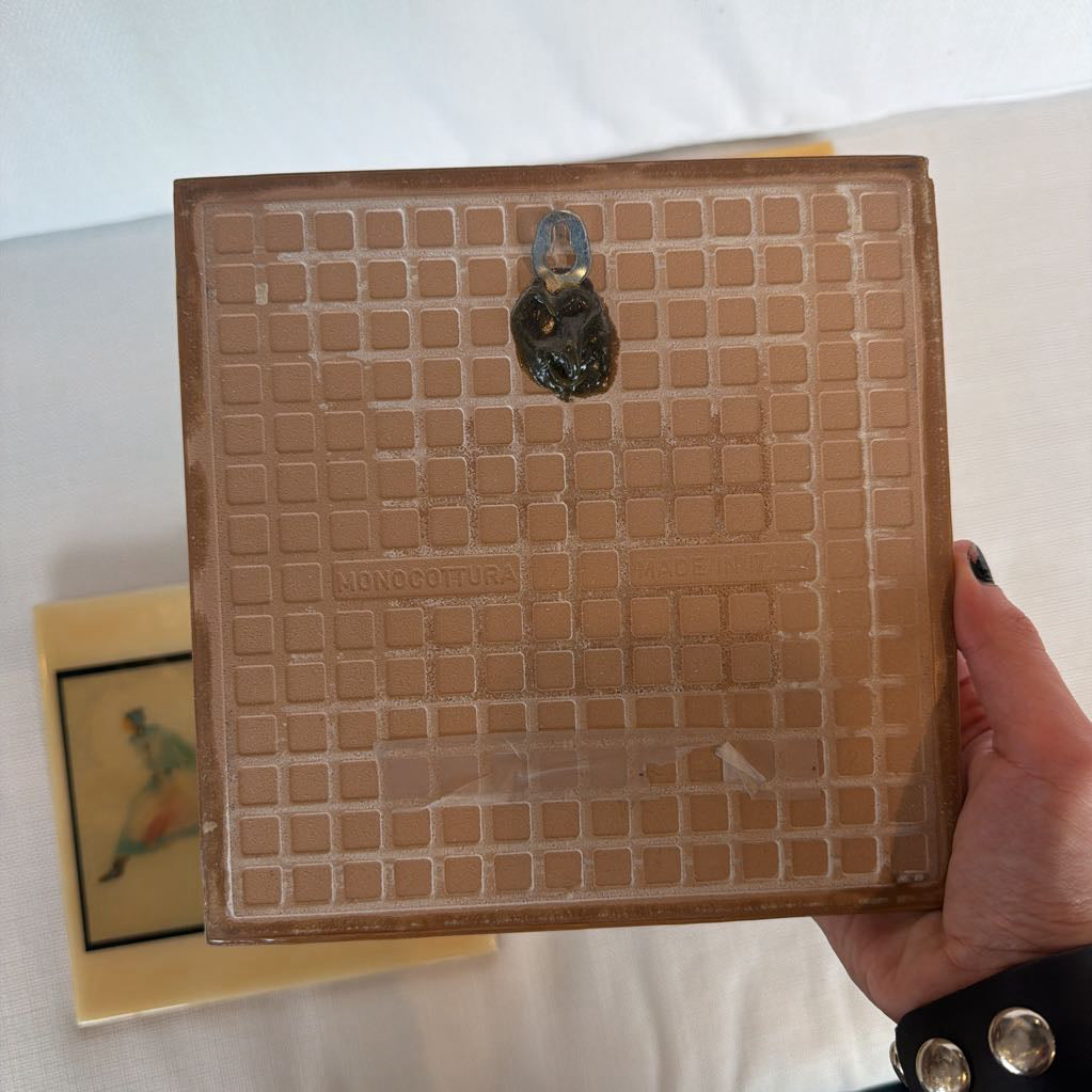 1980's RC Gorman Wall Decor on Italian Tiles - Set of 3