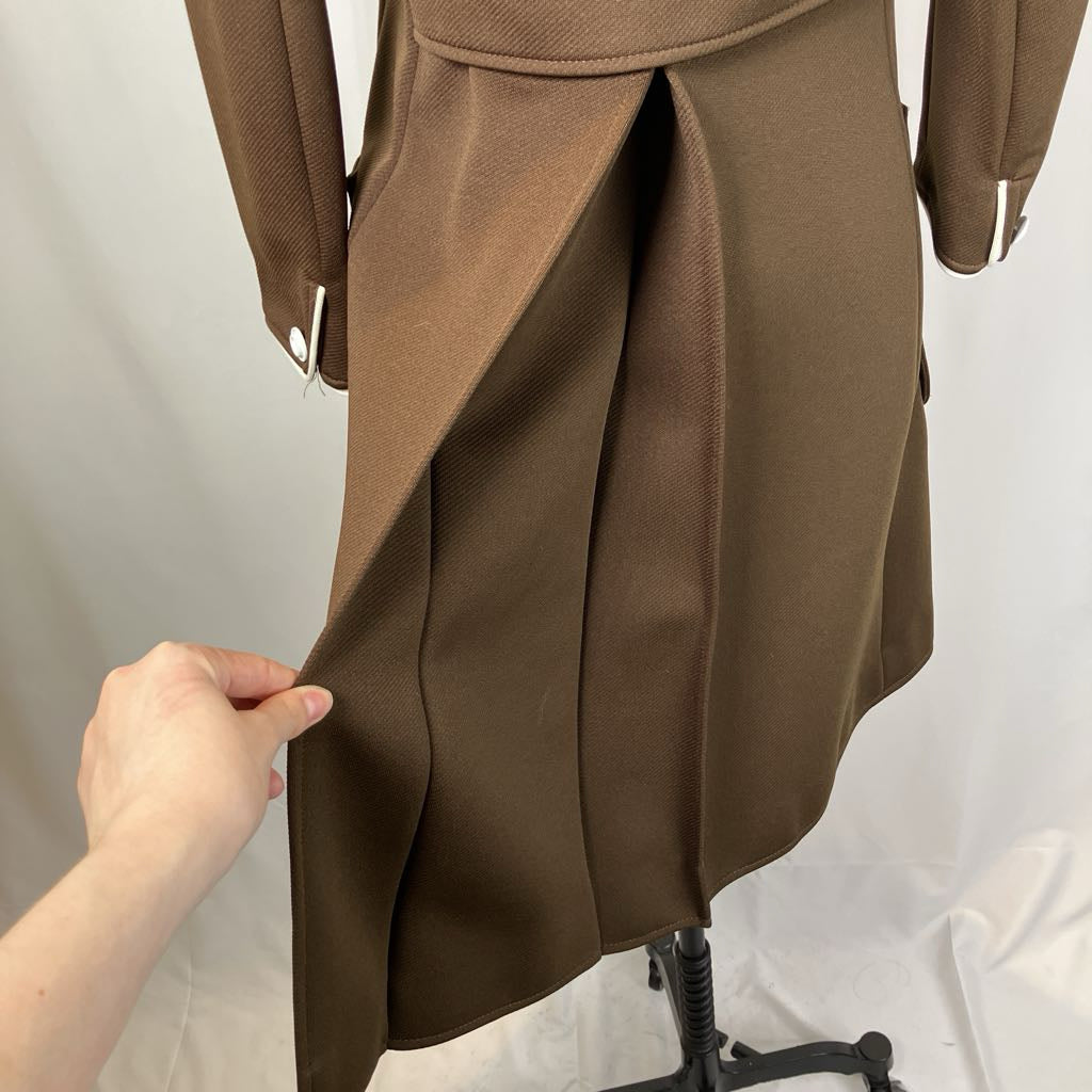 Butte Knit Brown Polyester 60s Vintage Coat