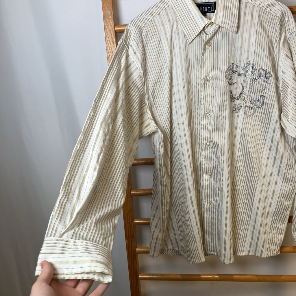 Y2k Pronti Mens Button Down Shirt
