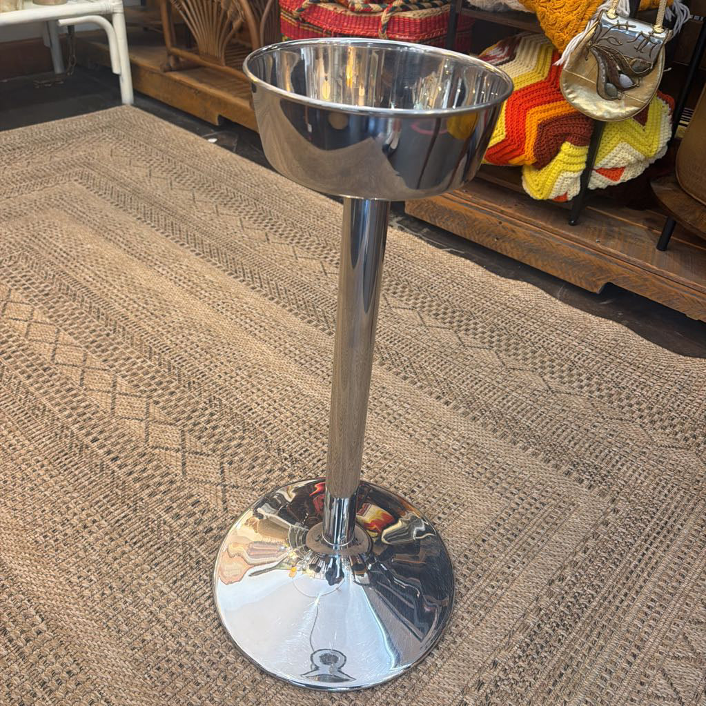 Vintage Chrome Champagne Bucket