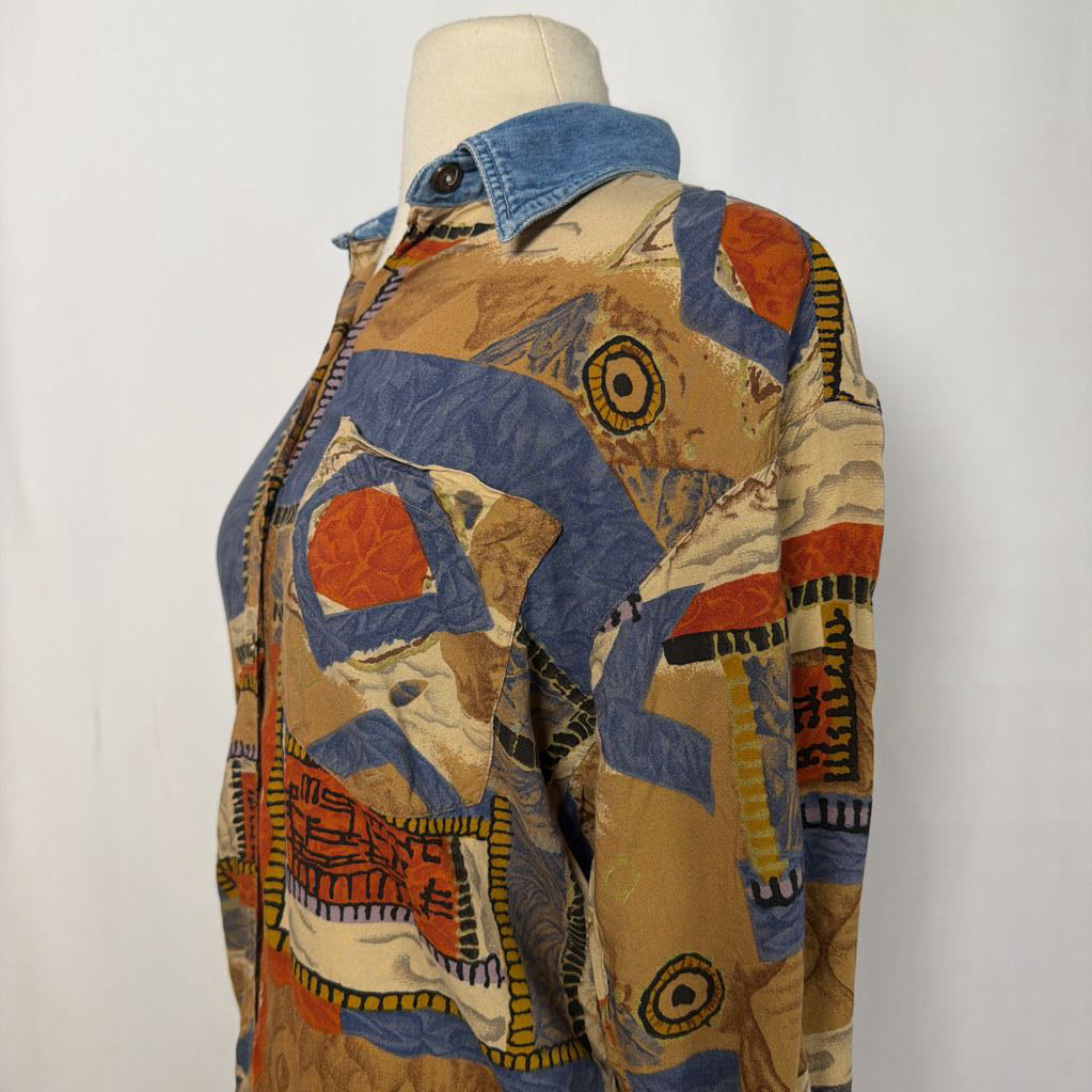 1990s No Barriers Button Up Shirt