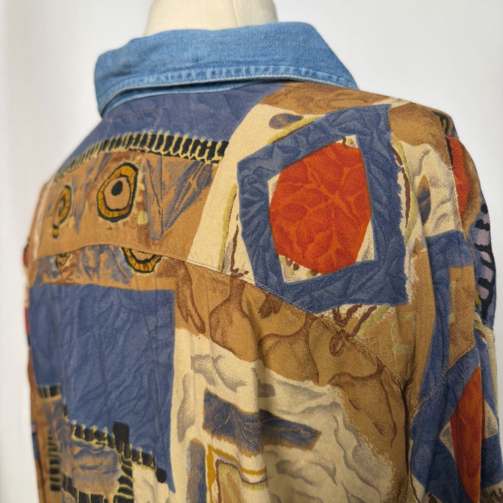 1990s No Barriers Button Up Shirt