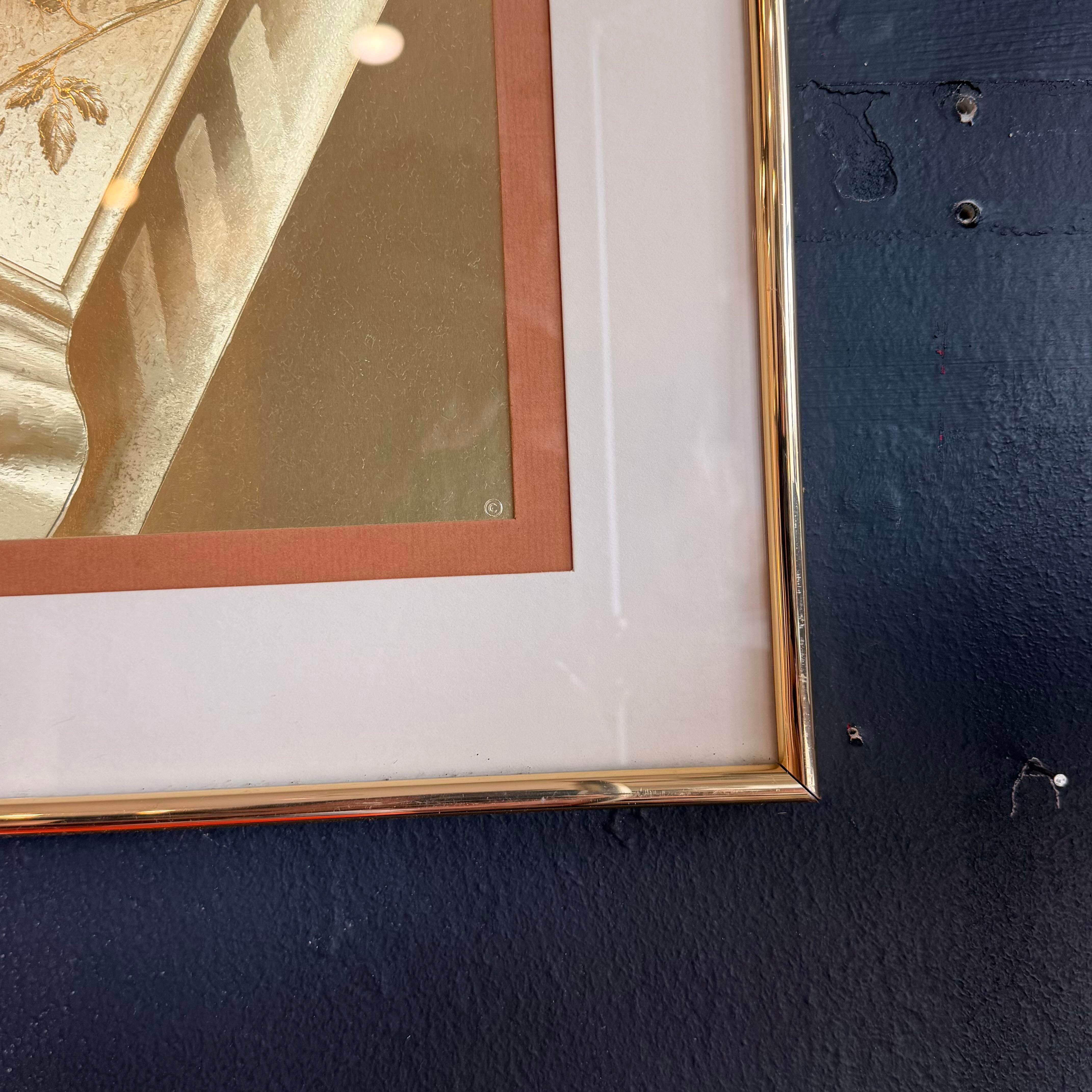 image of close up corner of frame
