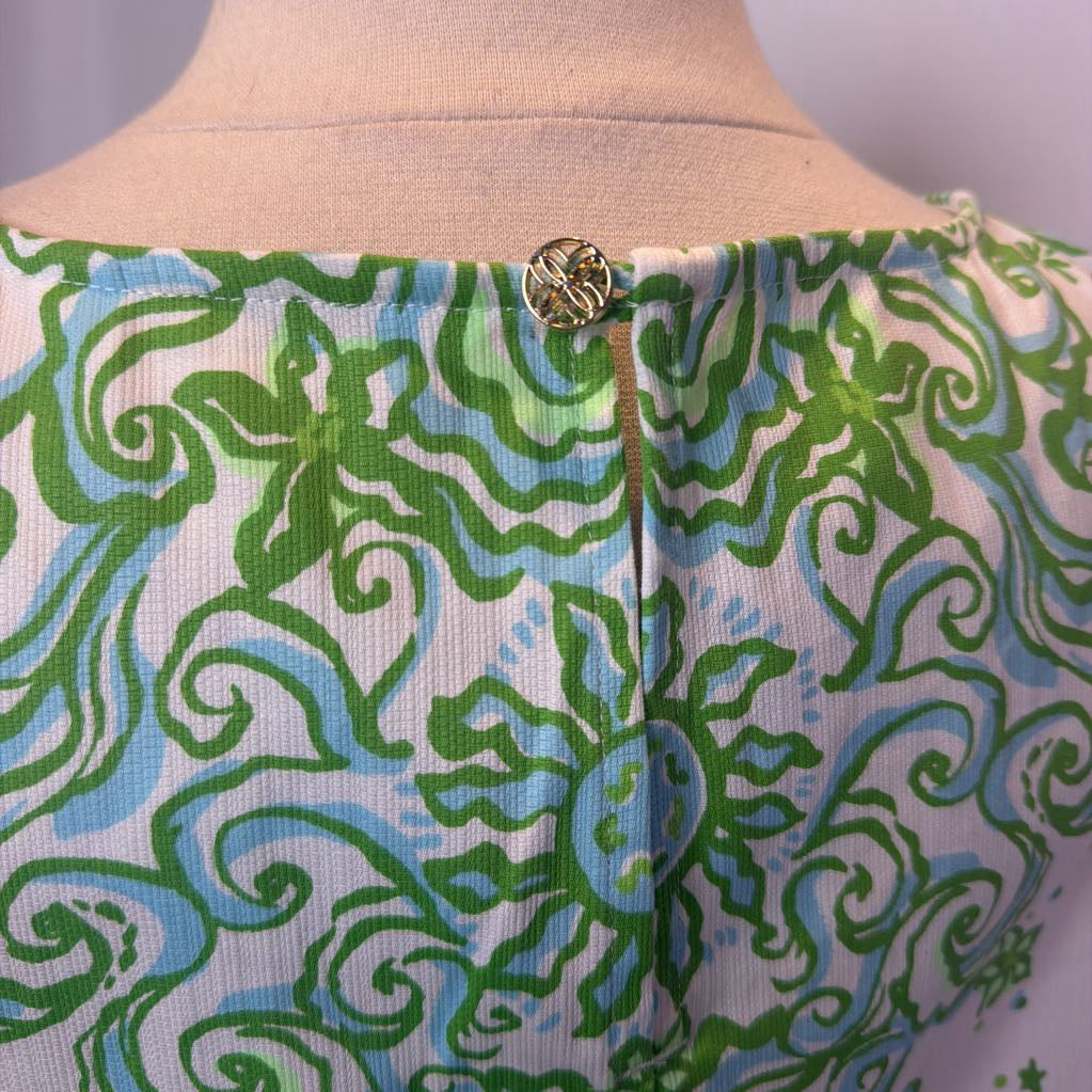 Lilli Pulitzer Palmita Tunic Resort White Sol Mates Engineered Tunic