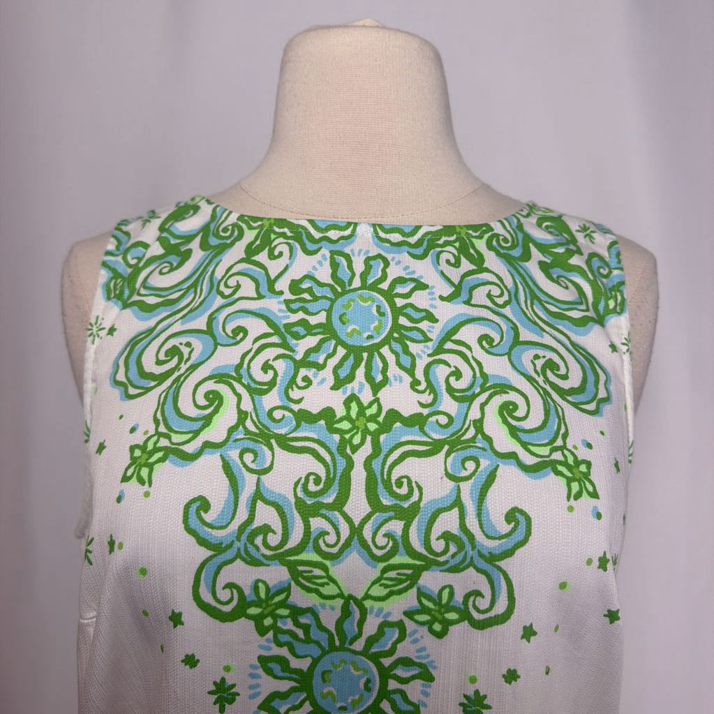 Lilli Pulitzer Palmita Tunic Resort White Sol Mates Engineered Tunic