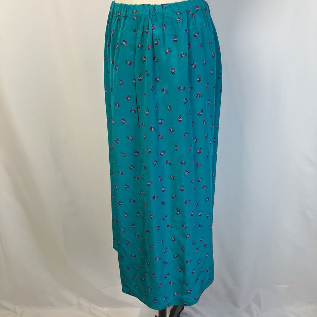 Silk skirt on simple white background