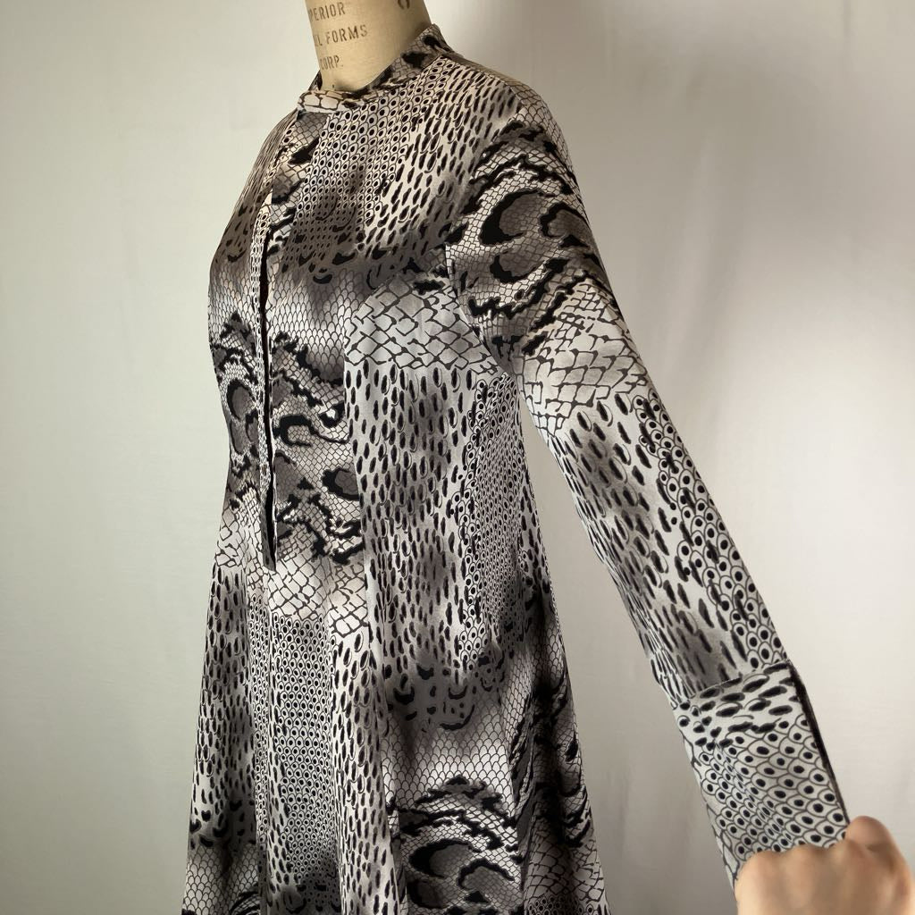 Natori Python Print Shirt Dress