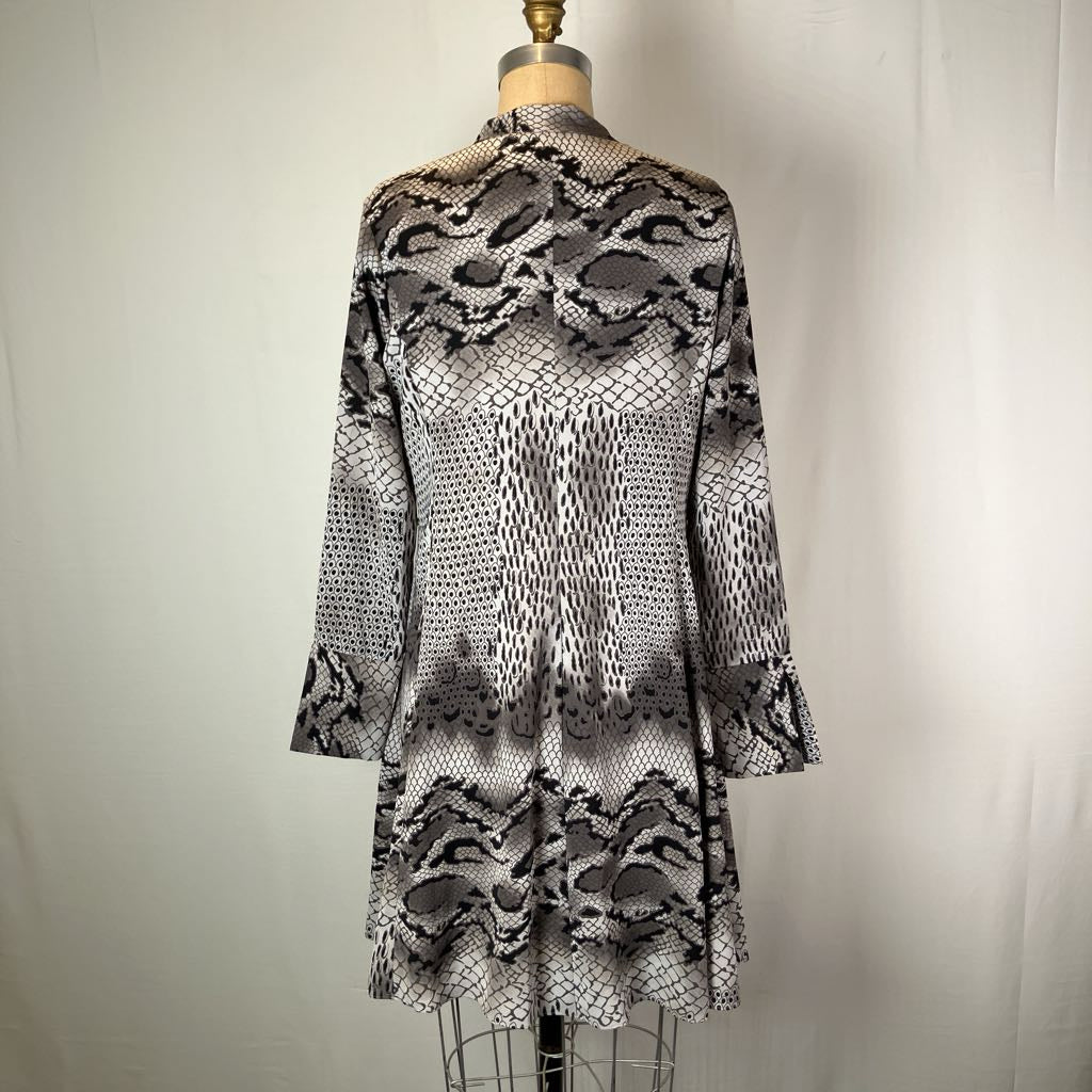 Natori Python Print Shirt Dress