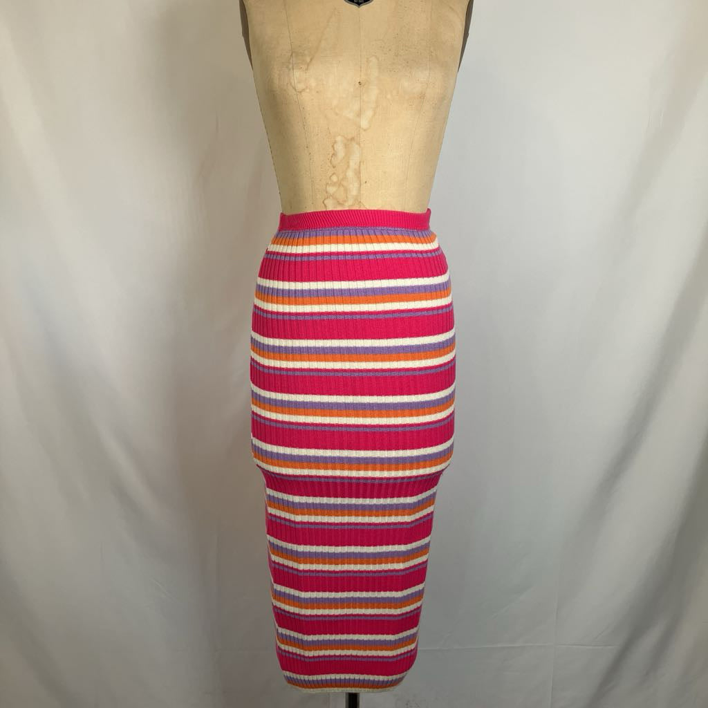Ribbed Knitted Tube Dress