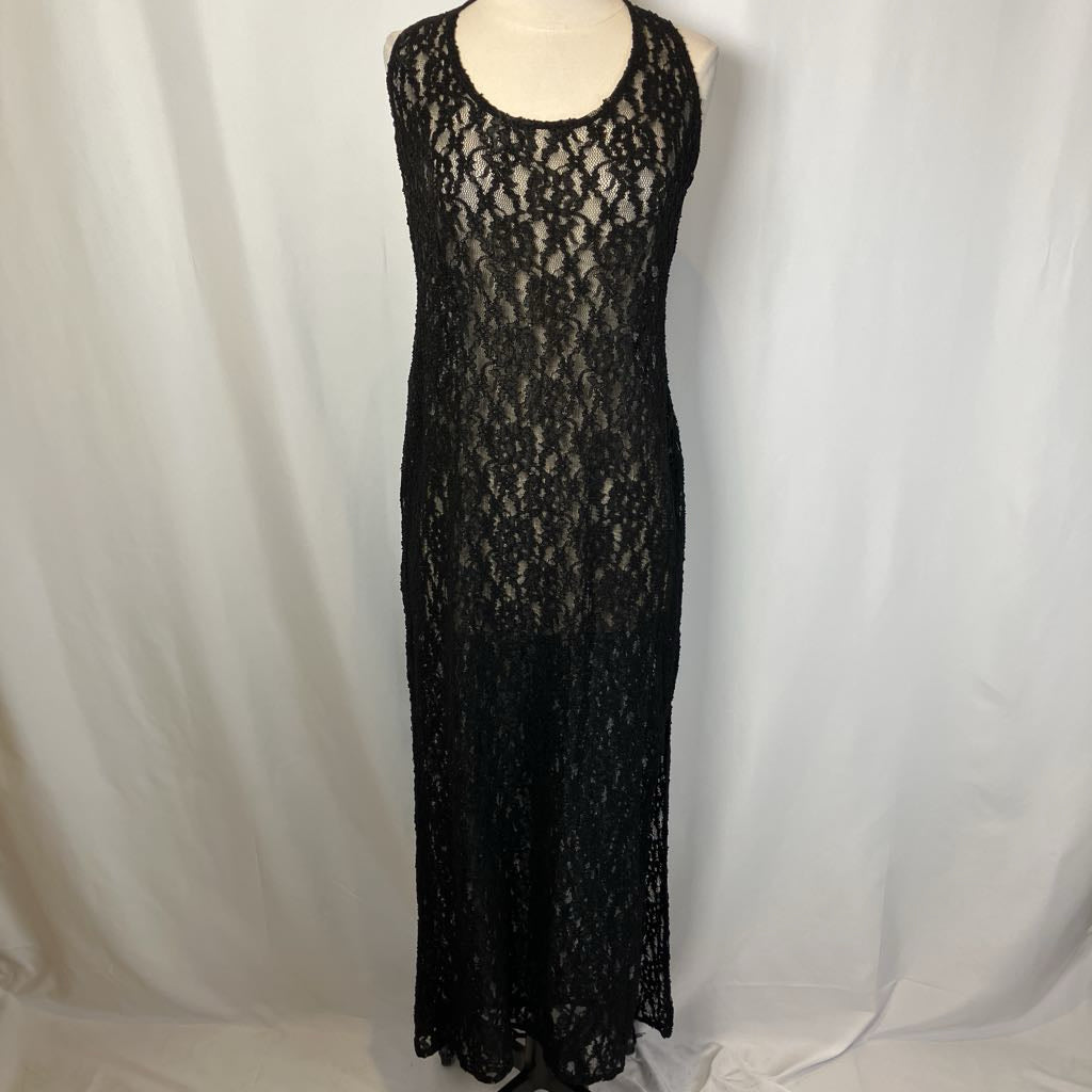1990s Victoria's Secret Gold Label Lace Maxi