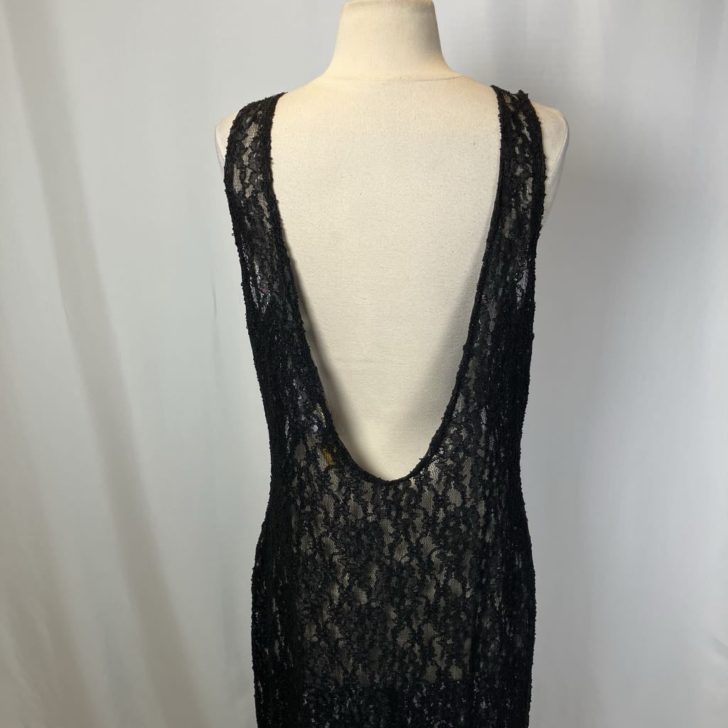 1990s Victoria's Secret Gold Label Lace Maxi