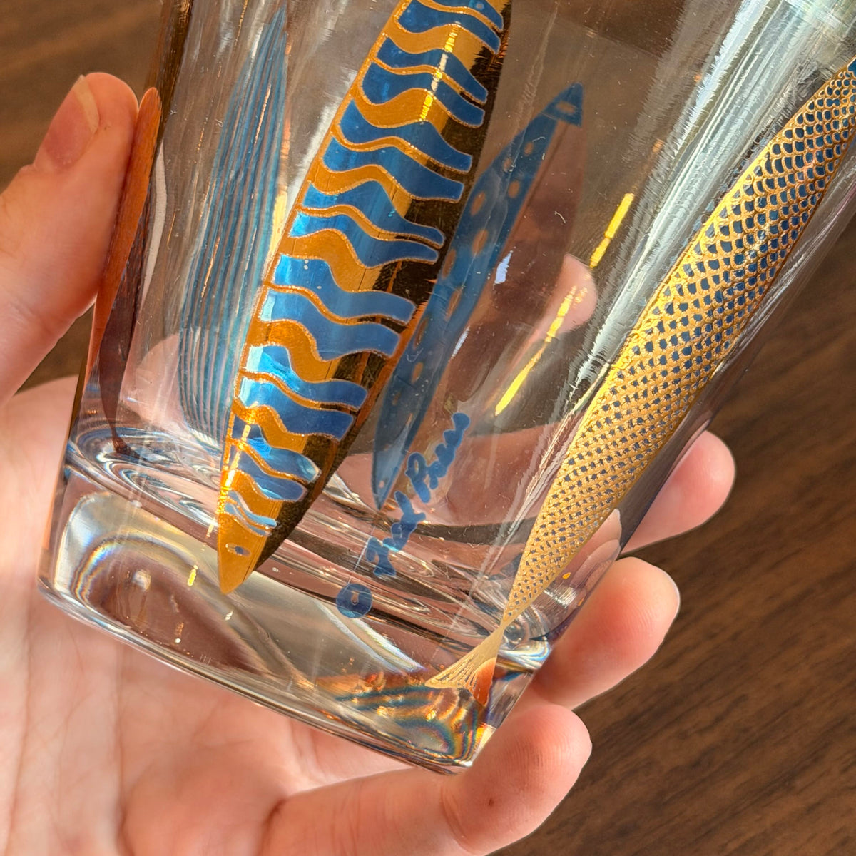 Vintage Fred Press Fish Glasses