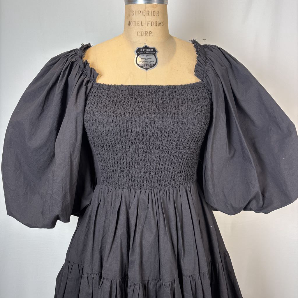 Sophie The Label Black Puff Designer Dress