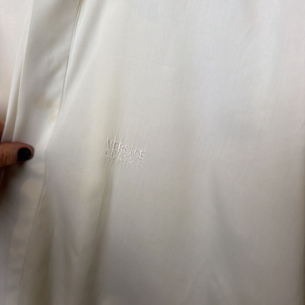 1990s Versace Classic V2 Shirt with Pointed Collar