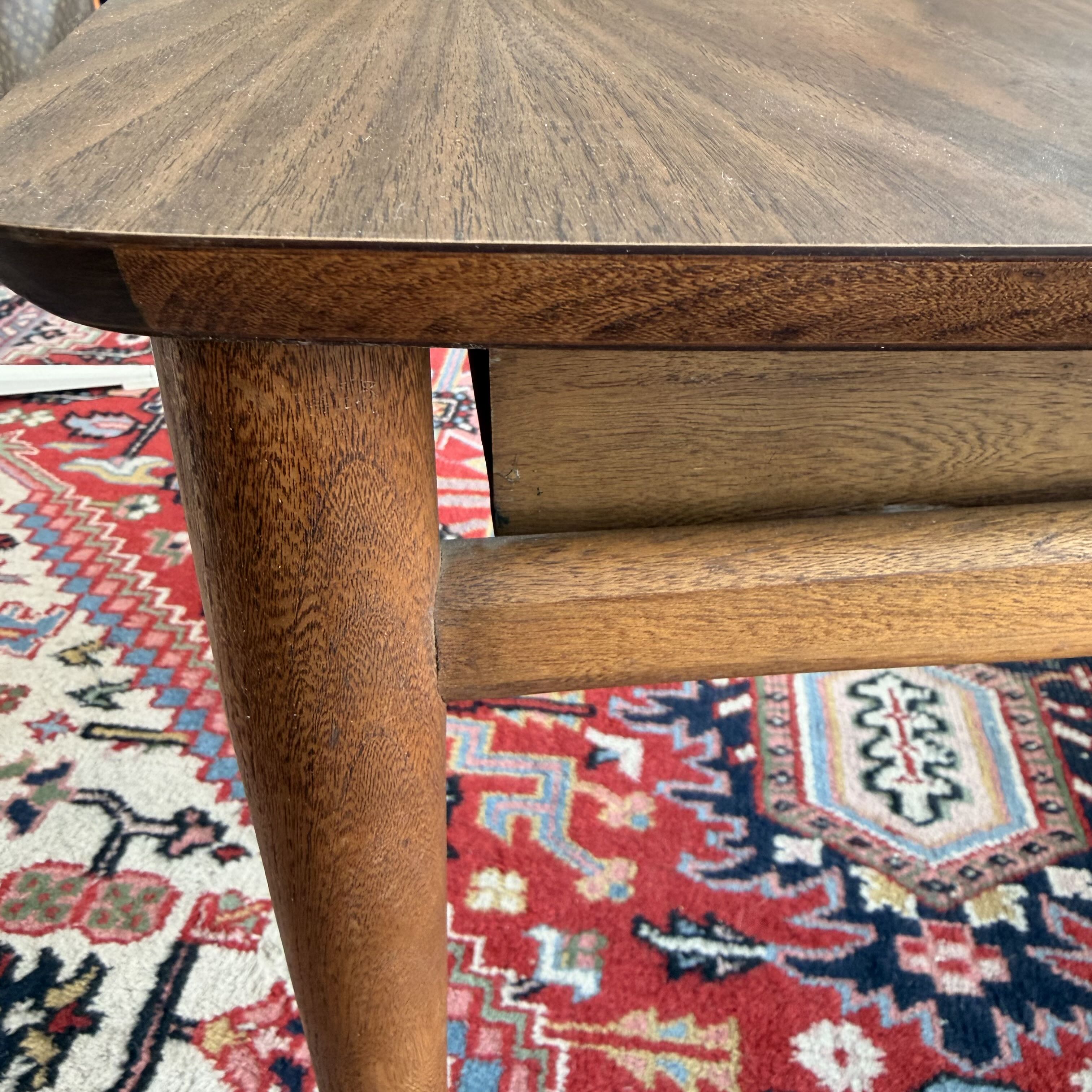 Lane Mid Century Modern Single Drawer Walnut End Table