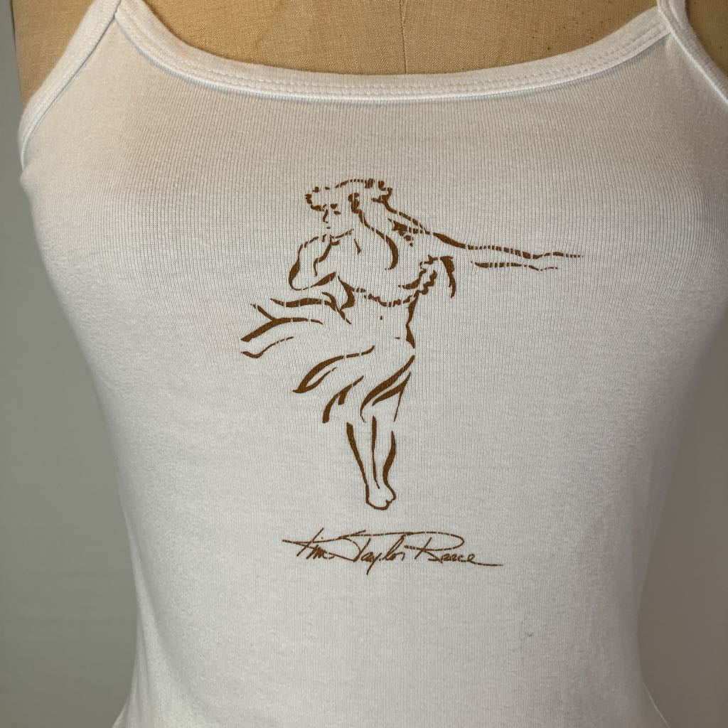 Hawaiian Dancer White Tank