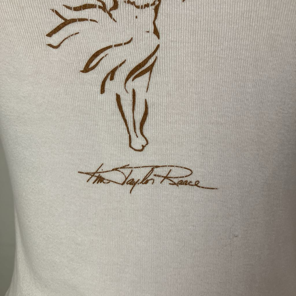 Hawaiian Dancer White Tank