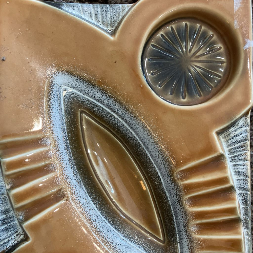 Mid-Century Ashtray with Cup Holders