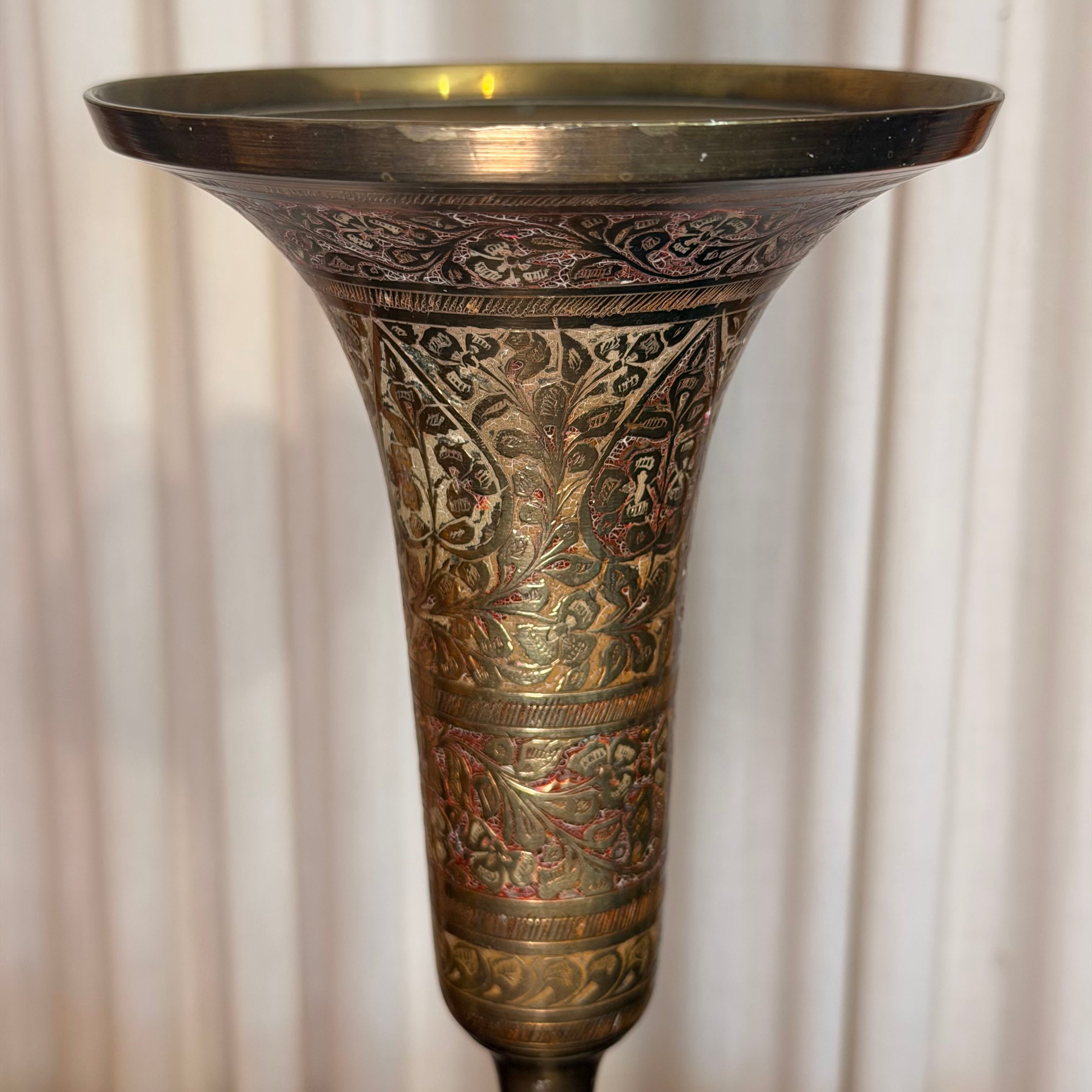 Indian Brass Vases set of 2