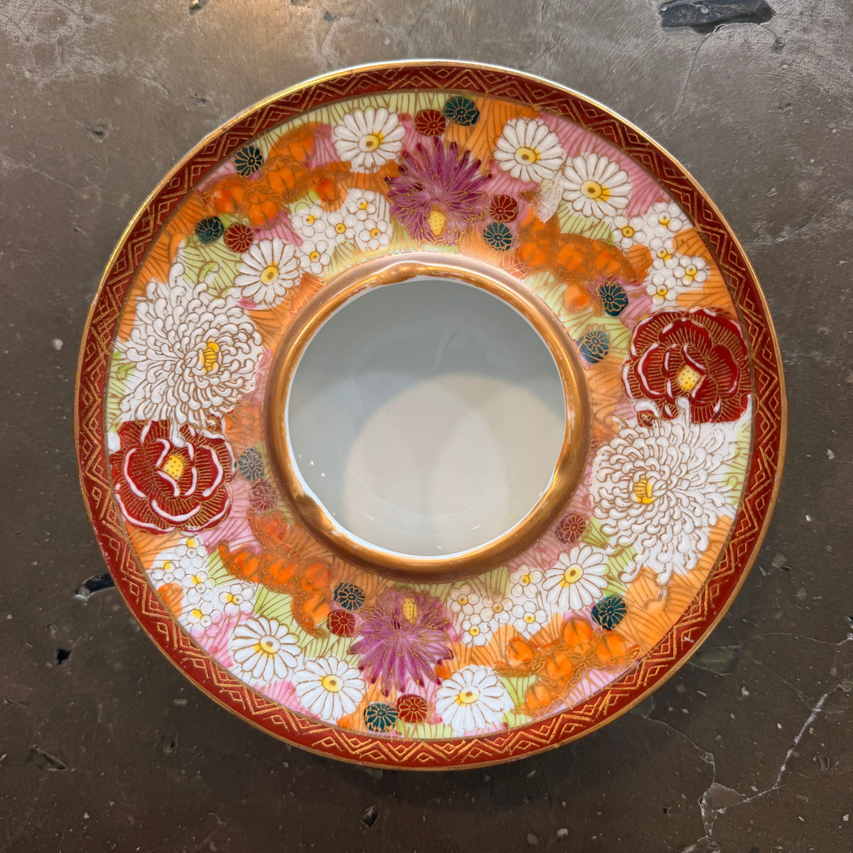 Japanese Floral Ashtray