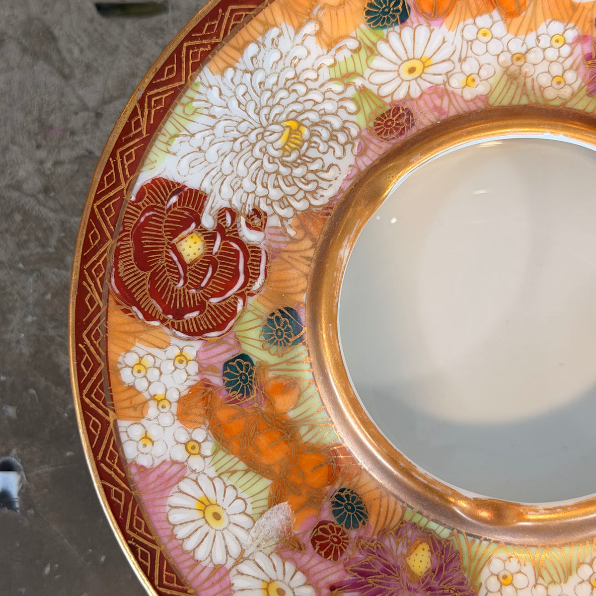 Japanese Floral Ashtray