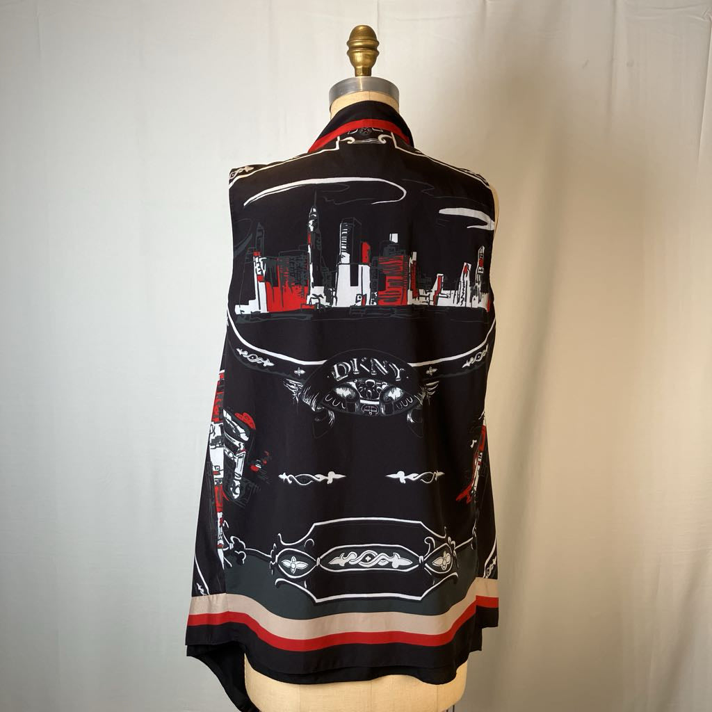 DKNY Scarf Vest